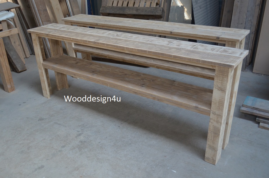 gezantschap haak kas sidetable lang - Wooddesign4u is gespecialiseerd in massief houten meubelen.